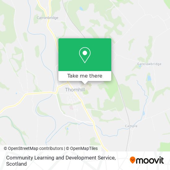 Community Learning and Development Service map