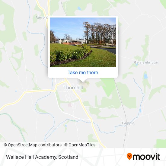 Wallace Hall Academy map