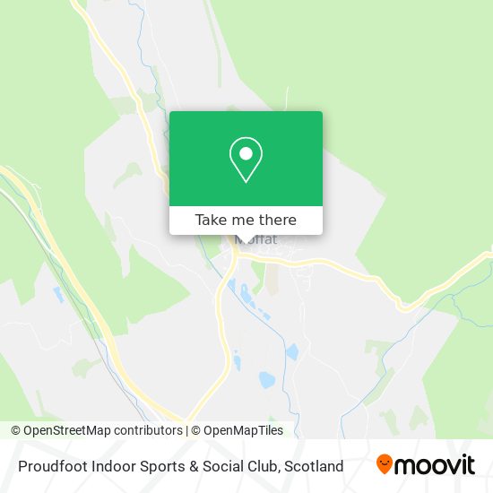 Proudfoot Indoor Sports & Social Club map