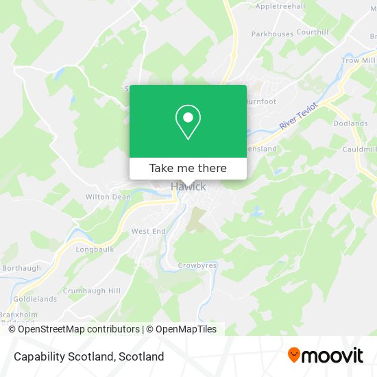 Capability Scotland map