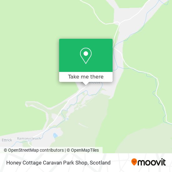 Honey Cottage Caravan Park Shop map