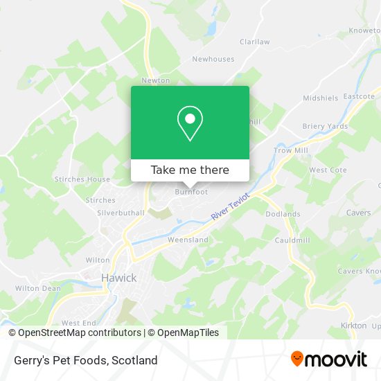 Gerry's Pet Foods map