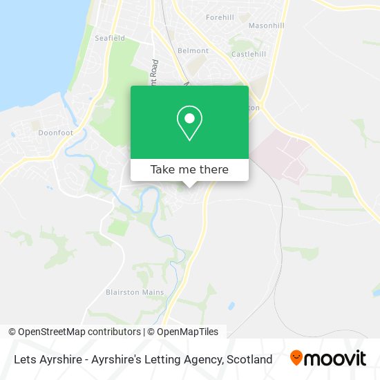 Lets Ayrshire - Ayrshire's Letting Agency map