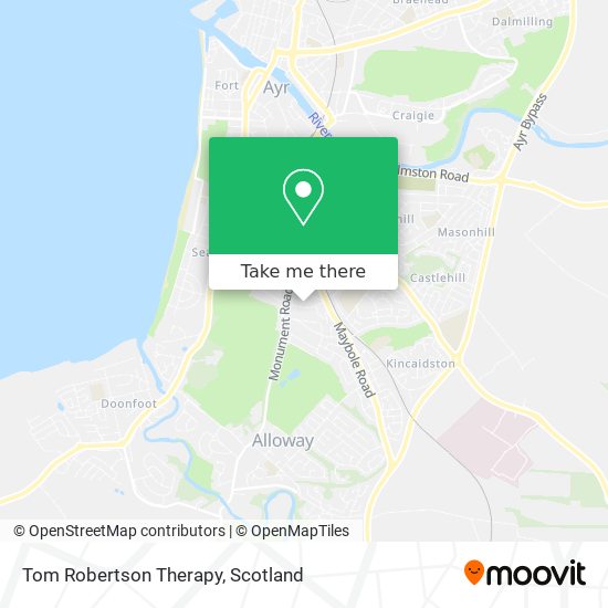 Tom Robertson Therapy map