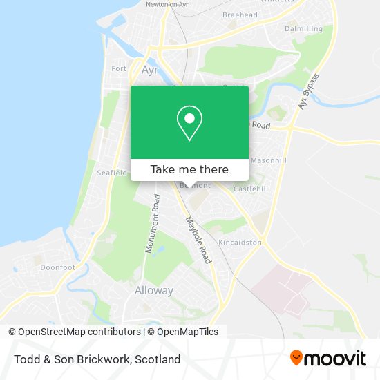 Todd & Son Brickwork map