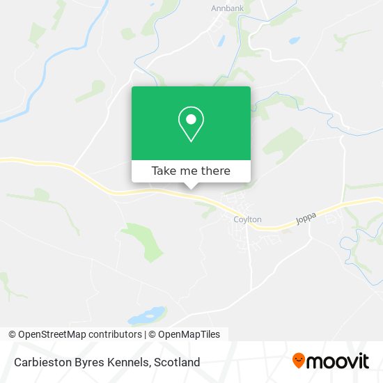 Carbieston Byres Kennels map