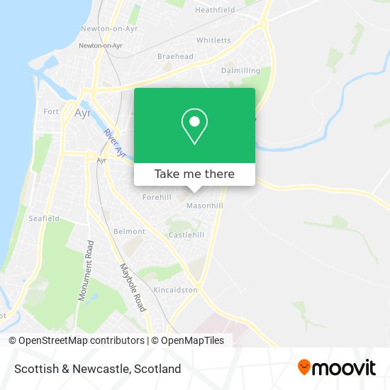 Scottish & Newcastle map