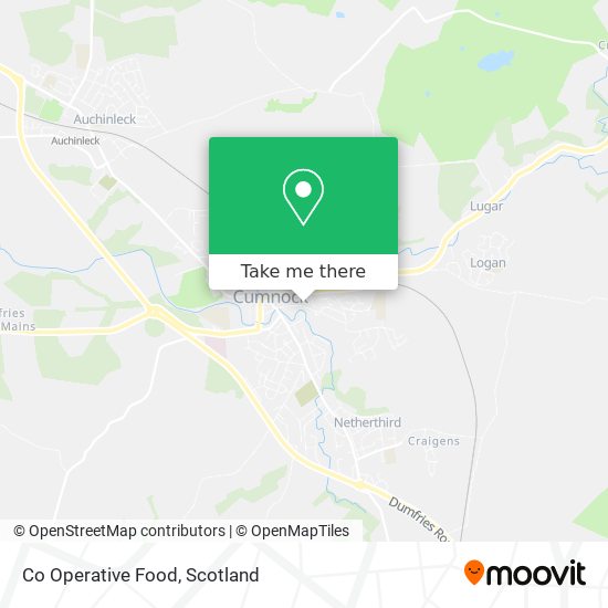 Co Operative Food map