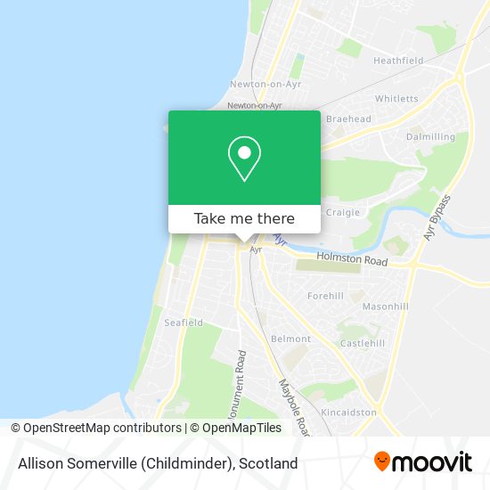 Allison Somerville (Childminder) map