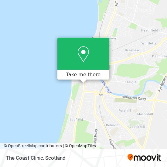 The Coast Clinic map