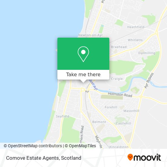 Comove Estate Agents map