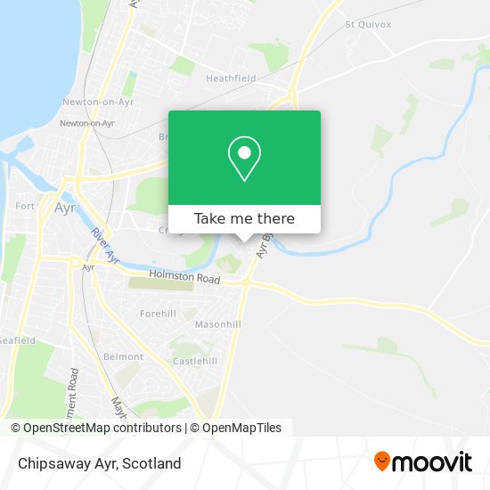 Chipsaway Ayr map