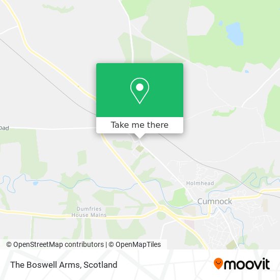 The Boswell Arms map