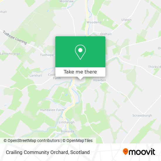 Crailing Community Orchard map