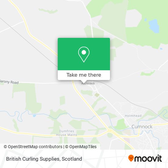 British Curling Supplies map