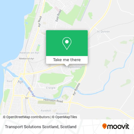 Transport Solutions Scotland map