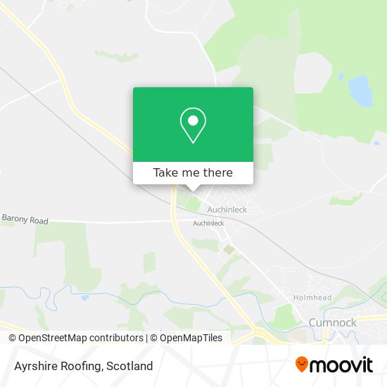 Ayrshire Roofing map