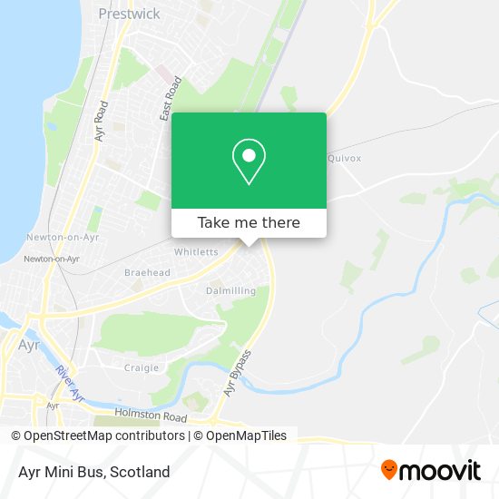 Ayr Mini Bus map