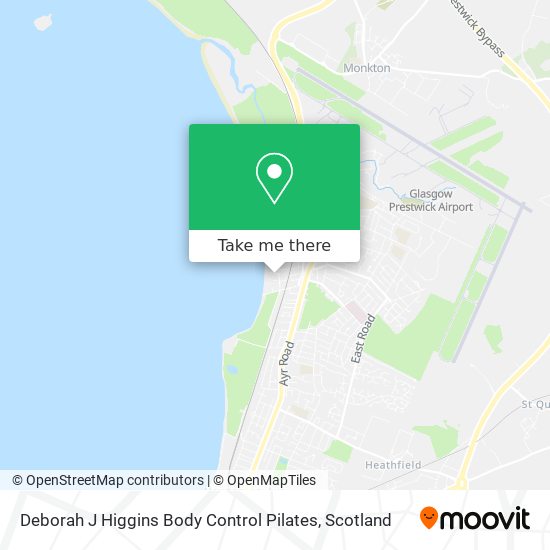 Deborah J Higgins Body Control Pilates map