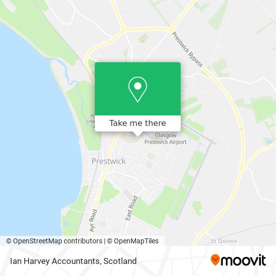 Ian Harvey Accountants map