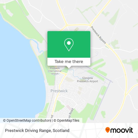 Prestwick Driving Range map