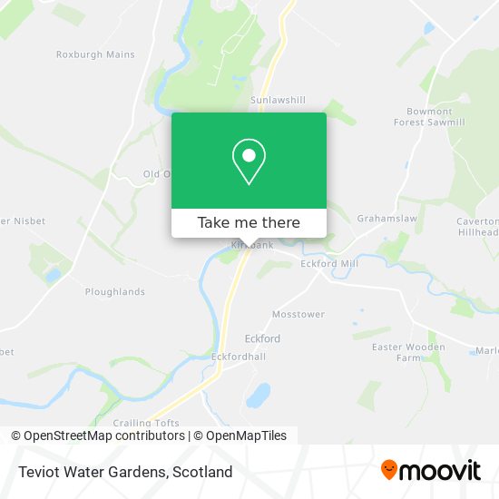 Teviot Water Gardens map