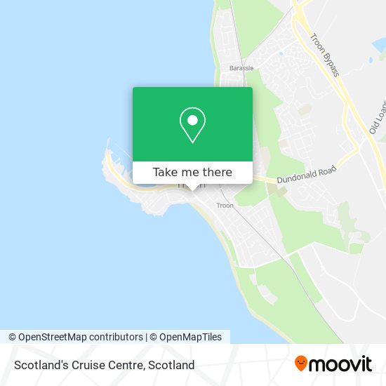 Scotland's Cruise Centre map