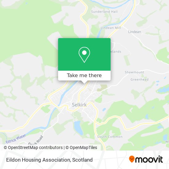 Eildon Housing Association map