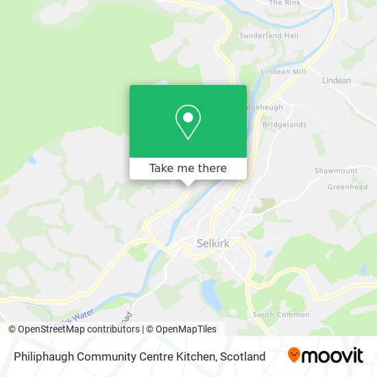 Philiphaugh Community Centre Kitchen map