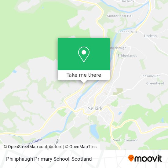 Philiphaugh Primary School map