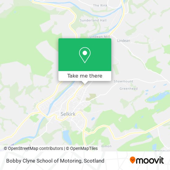 Bobby Clyne School of Motoring map