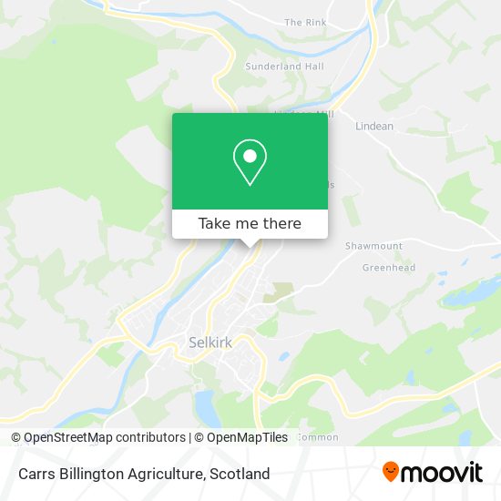 Carrs Billington Agriculture map