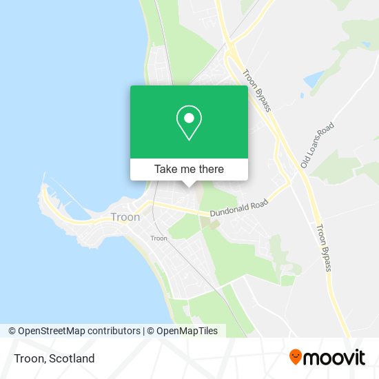 Troon map