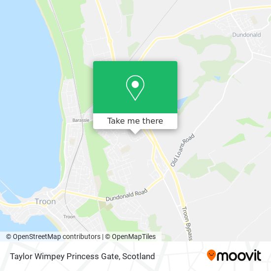 Taylor Wimpey Princess Gate map
