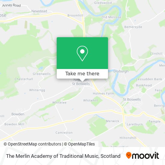 The Merlin Academy of Traditional Music map
