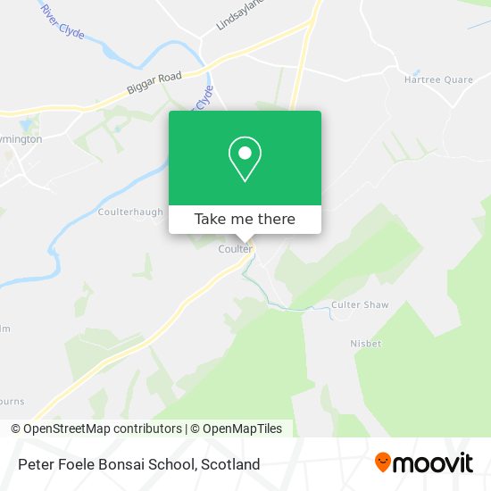 Peter Foele Bonsai School map