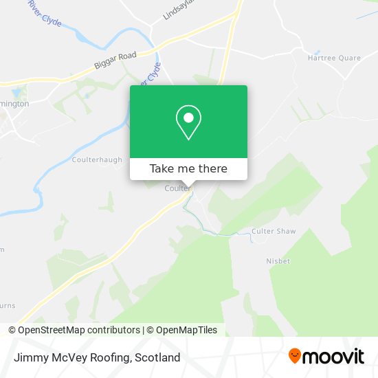 Jimmy McVey Roofing map