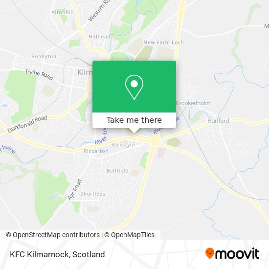 KFC Kilmarnock map