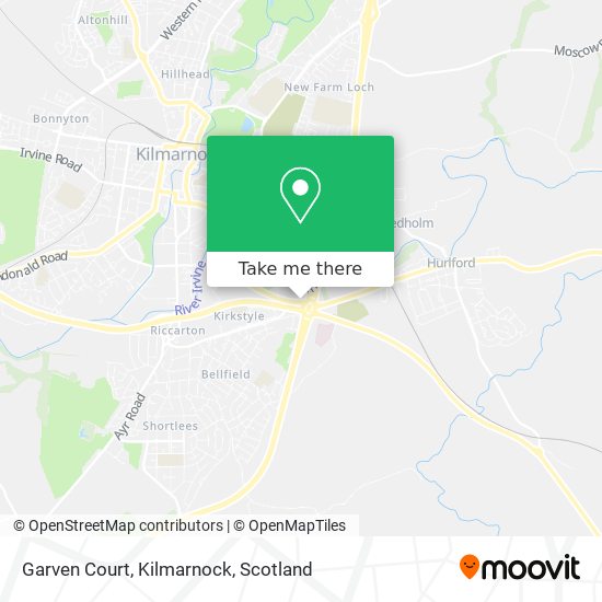 Garven Court, Kilmarnock map