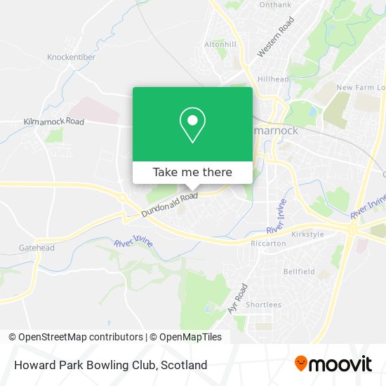 Howard Park Bowling Club map