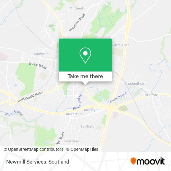 Newmill Services map