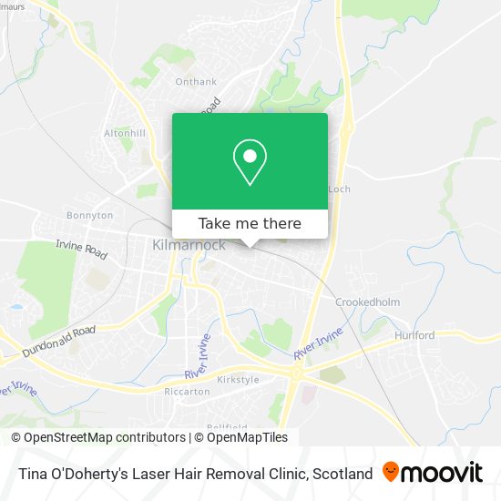 Tina O'Doherty's Laser Hair Removal Clinic map