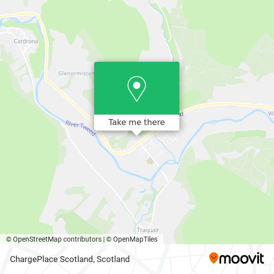 ChargePlace Scotland map