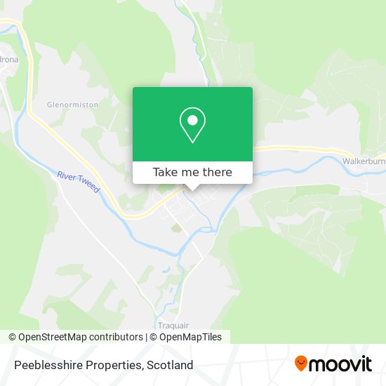 Peeblesshire Properties map