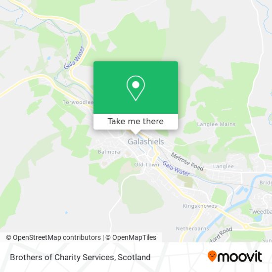 Brothers of Charity Services map