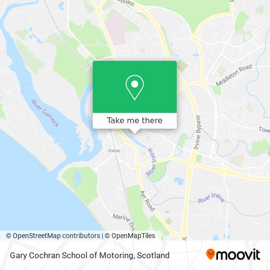 Gary Cochran School of Motoring map