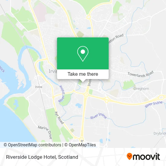 Riverside Lodge Hotel map