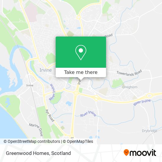 Greenwood Homes map
