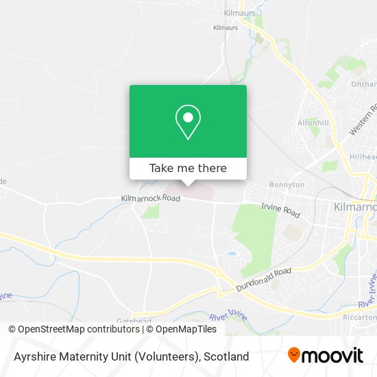 Ayrshire Maternity Unit (Volunteers) map