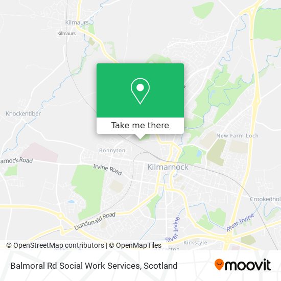 Balmoral Rd Social Work Services map